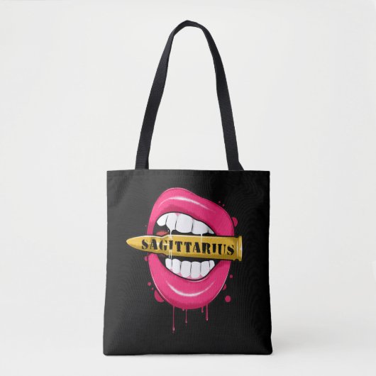Sagittarius Zodiac Sign Birthday November December Tote Bag (Voorkant)