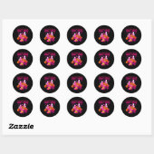 Sagittarius Zodiac Sign Birthday Queens Horoscope  Ronde Sticker (Vel)