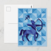 Sagittarius Zodiac Sign Briefkaart (Voorkant / Achterkant)