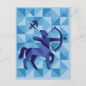 Sagittarius Zodiac Sign Briefkaart (Voorkant)