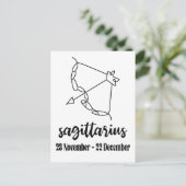 Sagittarius, Zodiac Sign Briefkaart (Staand voorkant)