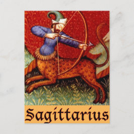 Sagittarius Zodiac Sign Briefkaart