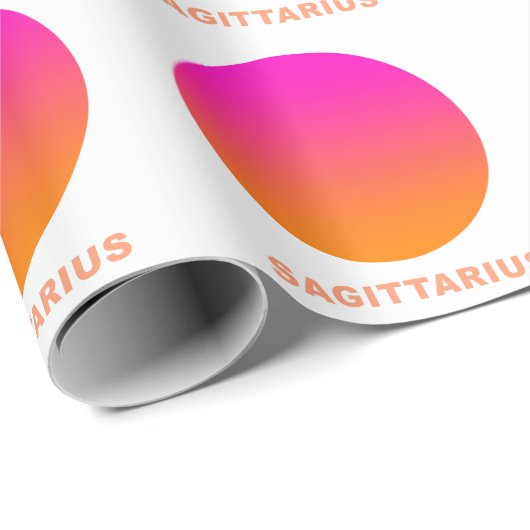 Sagittarius Zodiac Sign Cadeaupapier (Rol Hoek)