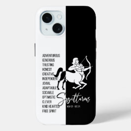 Sagittarius Zodiac Sign iPhone 15 Case