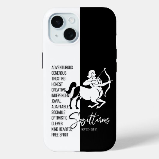 Sagittarius Zodiac Sign Case-Mate iPhone Case (Achterkant)
