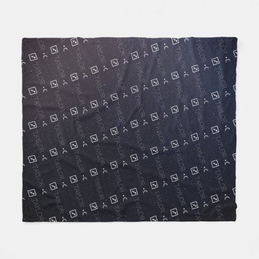Sagittarius Zodiac Sign Constellatie Astrologie Fleece Deken (Voorkant (Horizontaal))