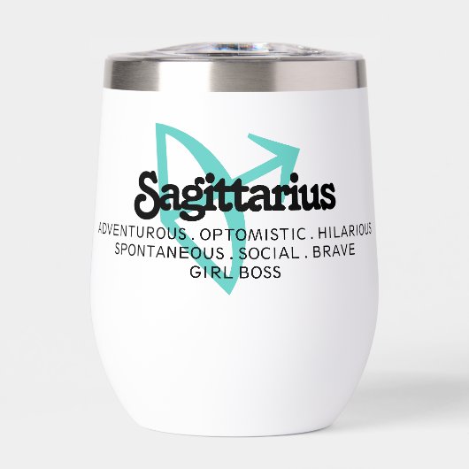 Sagittarius Zodiac Sign Custom Traits (Voorkant)