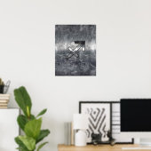 Sagittarius Zodiac Sign Distress Steel Poster (Thuiskantoor)