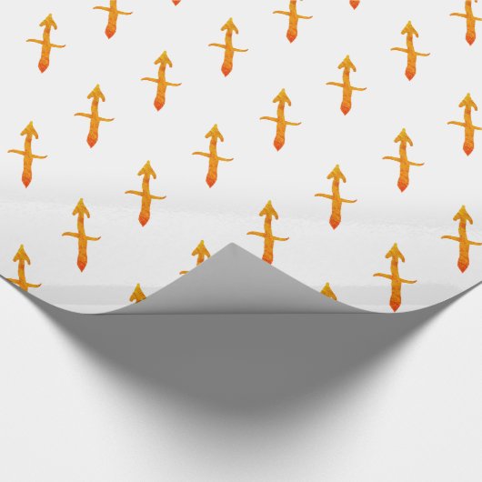 Sagittarius Zodiac Sign Golden Symbol Cadeaupapier (Hoek)