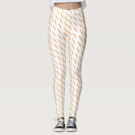 Sagittarius Zodiac Sign Golden Symbol Leggings