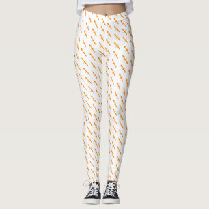 Sagittarius Zodiac Sign Golden Symbol Leggings