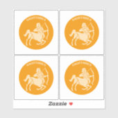 Sagittarius, Zodiac Sign, Horoscope, Astrology Sticker (Vel)