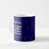 Sagittarius Zodiac Sign Horoscope Constellatie Koffiemok (Voorkant links)