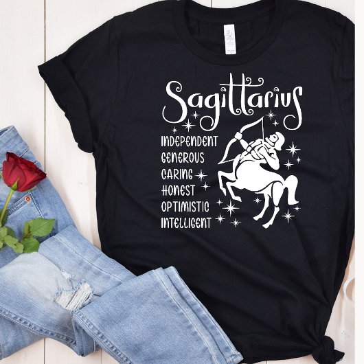 Sagittarius Zodiac Sign Horoscope T-shirt
