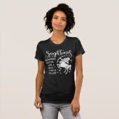 Sagittarius Zodiac Sign Horoscope T-shirt (Voorkant volledig)