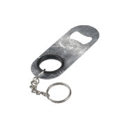 Sagittarius Zodiac Sign in Silver Steel look Sleutelhanger Flessenopener (Achterkant Gekanteld)