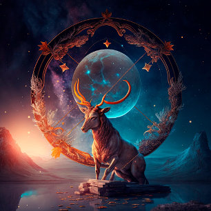 Sagittarius Zodiac Sign Jigzaag Puzzle Legpuzzel