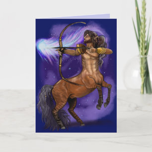 Sagittarius Zodiac Sign Kaart