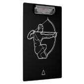 Sagittarius Zodiac Sign Klembord (Rechts)