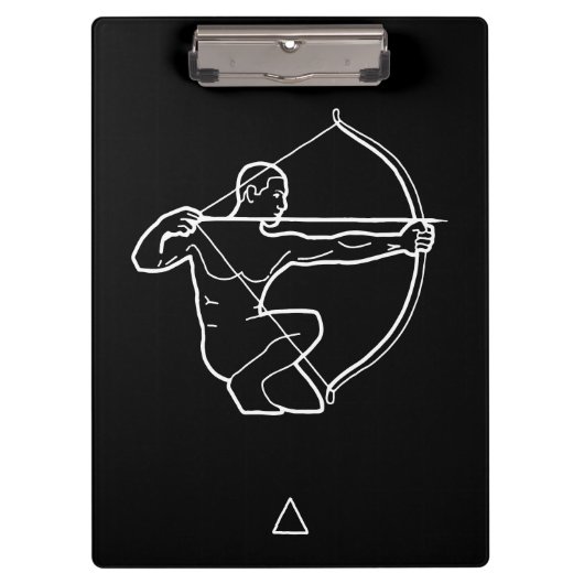 Sagittarius Zodiac Sign Klembord (Voorkant)