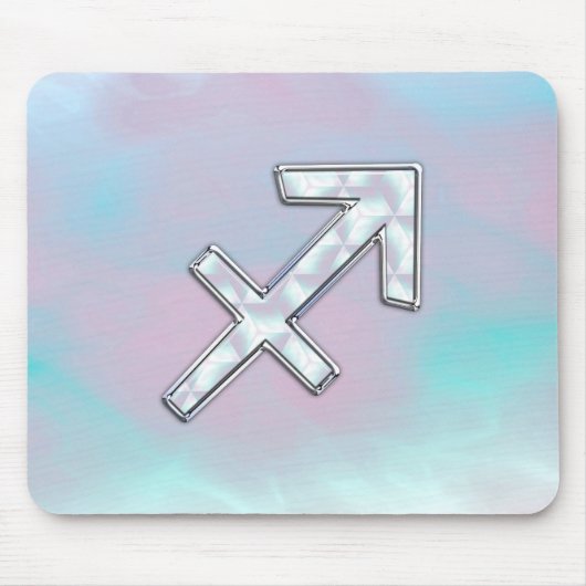 Sagittarius Zodiac Sign on Moeder Pareldecor Muismat (Voorkant)