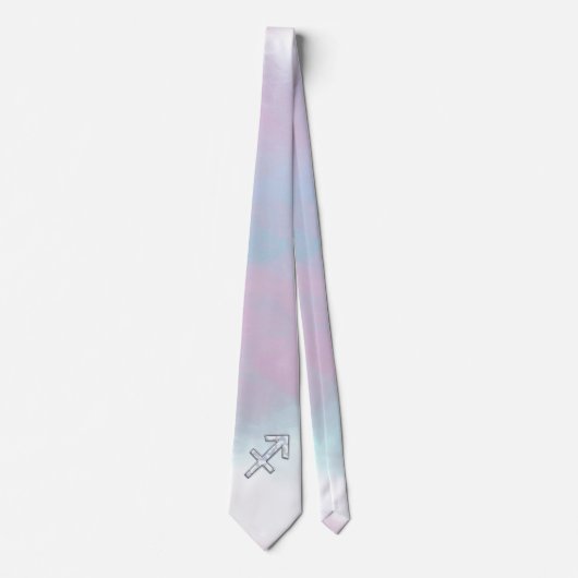 Sagittarius Zodiac Sign on Moeder Pareldecor Stropdas (Voorkant)