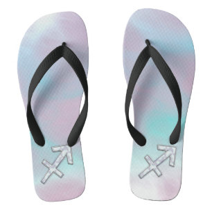 Sagittarius Zodiac Sign on Moeder Pareldecor Teenslippers