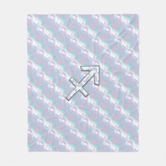 Sagittarius Zodiac Sign on Moeder Parelstijl Fleece Deken (Voorkant)