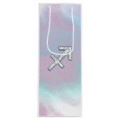 Sagittarius Zodiac Sign on Moeder Parelstijl Wijn Cadeautas (Voorkant)