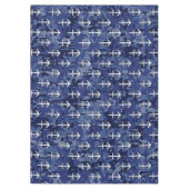 Sagittarius Zodiac Sign on Navy Digital Camouflage Tafelkleed (Voorkant)