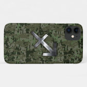 Sagittarius Zodiac Sign on Woodland Camouflage Case-Mate iPhone Case (Achterkant (horizontaal))