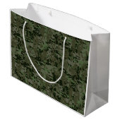 Sagittarius Zodiac Sign on Woodland Camouflage Large Cadeautasje (Achterkant Gekanteld)