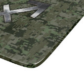 Sagittarius Zodiac Sign on Woodland Digital Camo Snijplank (Hoek)