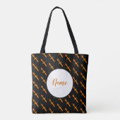 Sagittarius Zodiac Sign Personalized Tote Bag (Achterkant)