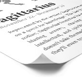 Sagittarius Zodiac Sign poster (Hoek)