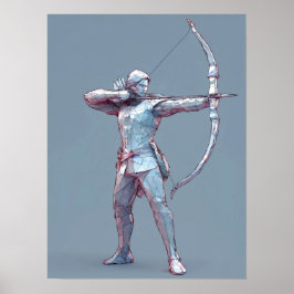 Sagittarius Zodiac Sign Poster