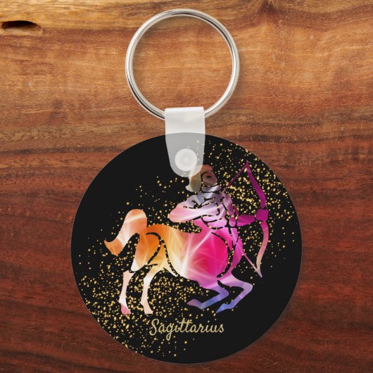 Sagittarius - Zodiac Sign Sleutelhanger (Voorkant)