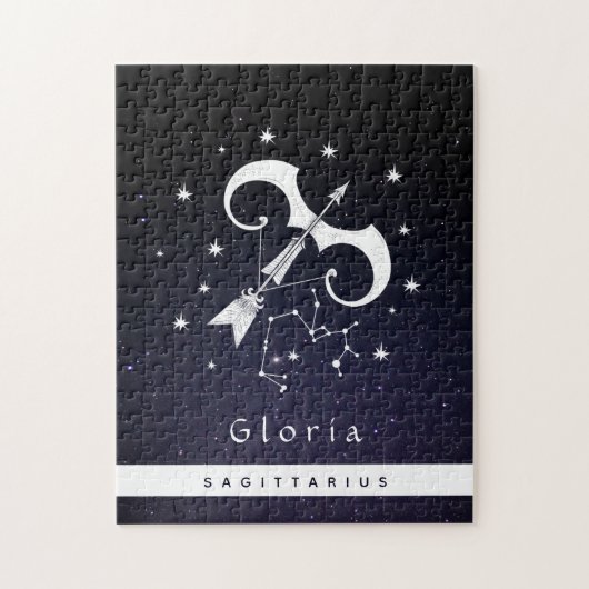 Sagittarius Zodiac Sign Star Horoscope Legpuzzel (Verticaal)