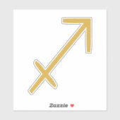 Sagittarius Zodiac Sign Sticker (Vel)