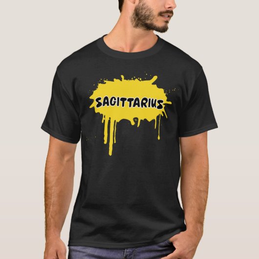 Sagittarius Zodiac Sign T-shirt (Voorkant)