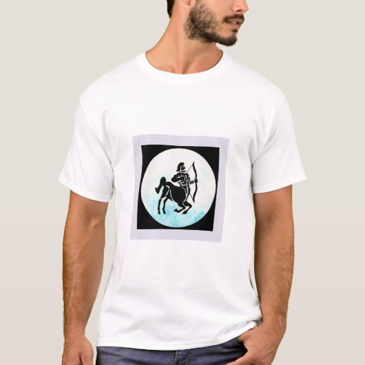 Sagittarius Zodiac Sign T-shirt (Voorkant)