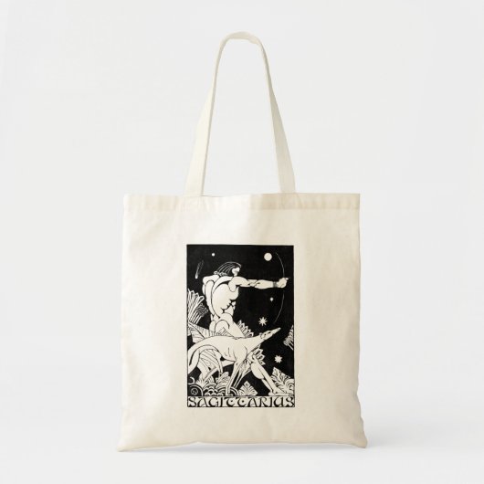 Sagittarius Zodiac Sign Tote Bag (Voorkant)