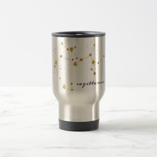 Sagittarius Zodiac Sign Travel Coffee Mug Reisbeker (Center)