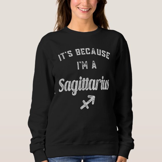 Sagittarius Zodiac Sign Trui (Voorkant)