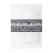 Sagittarius Zodiac Silver Distress Steel look Uitnodigingen Wikkel (Voorkant Voorbeeld)