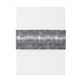 Sagittarius Zodiac Silver Distress Steel look Uitnodigingen Wikkel (Achterkant Voorbeeld)