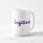 Sagittarius Zodiac Star Sign Personality Trait Koffiemok (Voorkant rechts)