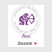 Sagittarius Zodiac Star Sign Traits Sticker (Vel)