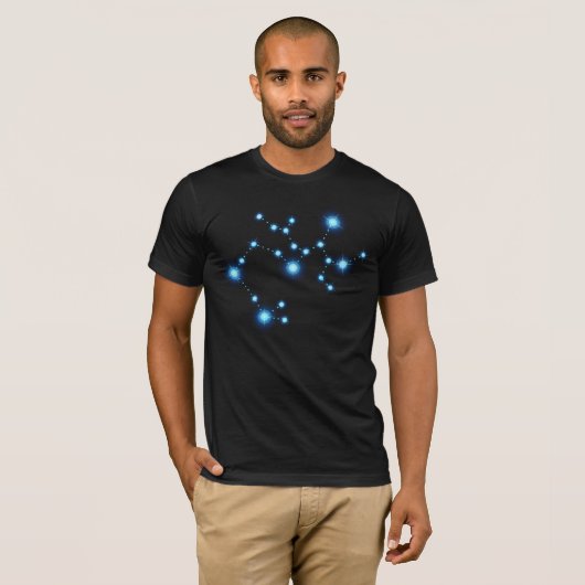 Sagittarius Zodiac sterrenbeeld Sterren T-shirt (Voorkant volledig)