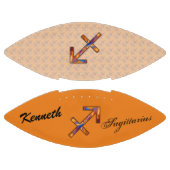 Sagittarius Zodiac Symbol Element van K Yoncich American Football (Panelen)